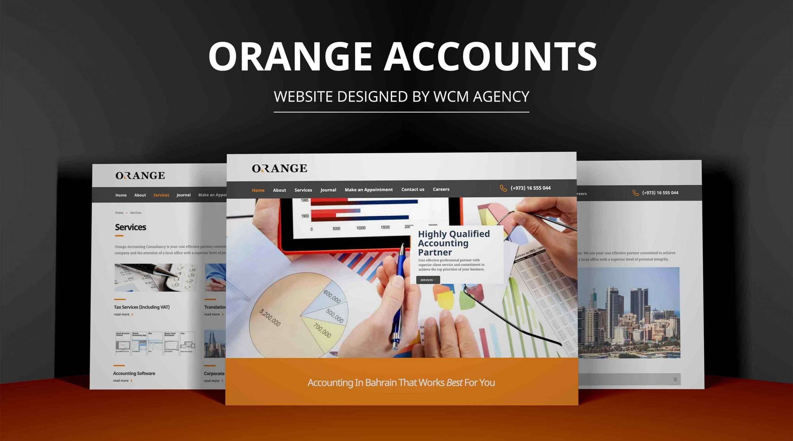 Orange Accounts WCM Agency Branding, Advertising, & Digital